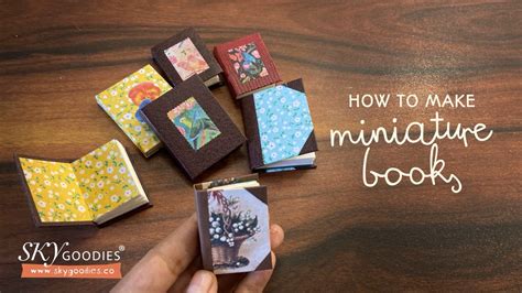 how to make mini books